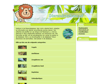 Tablet Screenshot of dierendatabase.nl